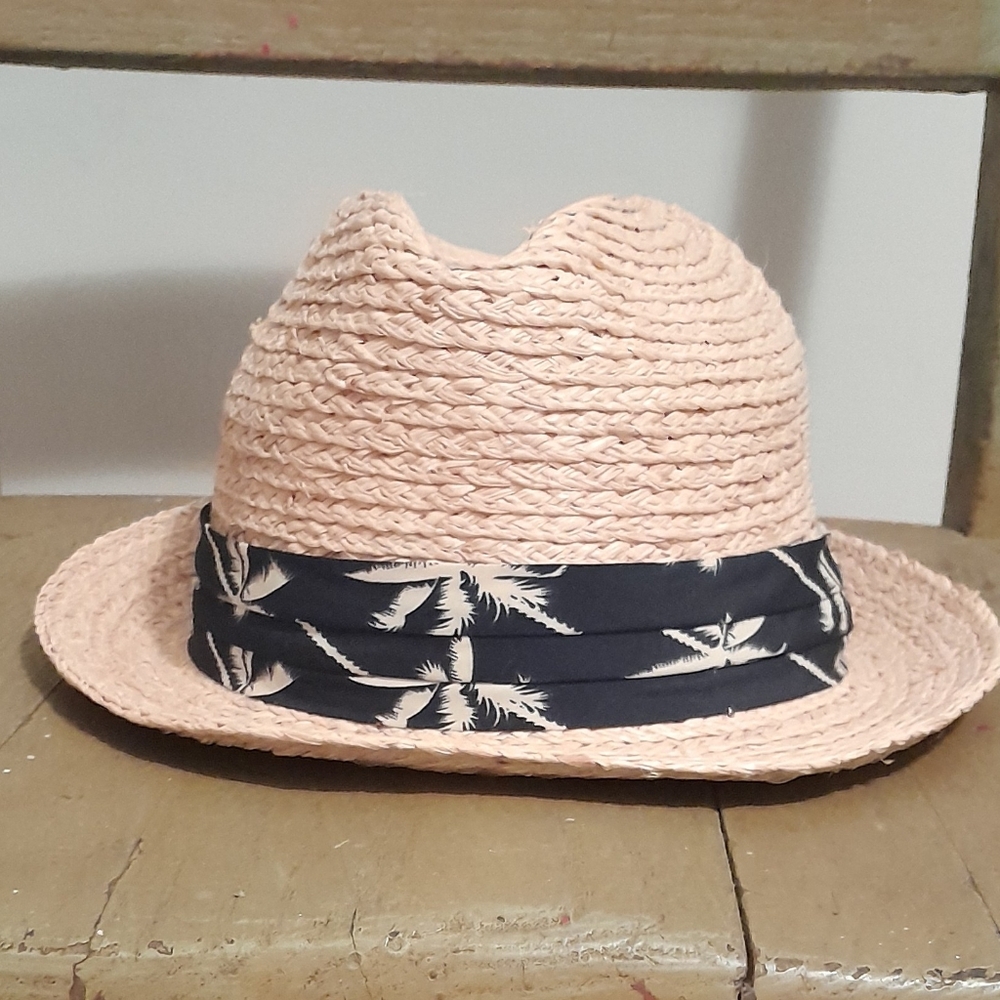 Broner straw fedora, men's medium NWOT